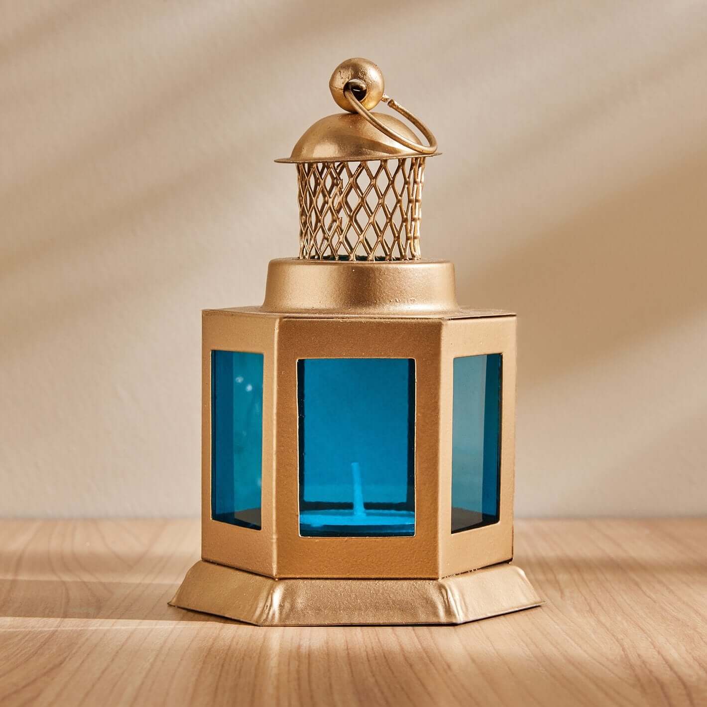 Vintage Tea Light Candle Holder Lamp Antique Style Small Lantern , Decor Lighting Indian Metal CraftsCandle Lamps